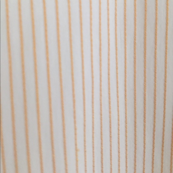 Orange & white button down blouse - Picture 2 of 6